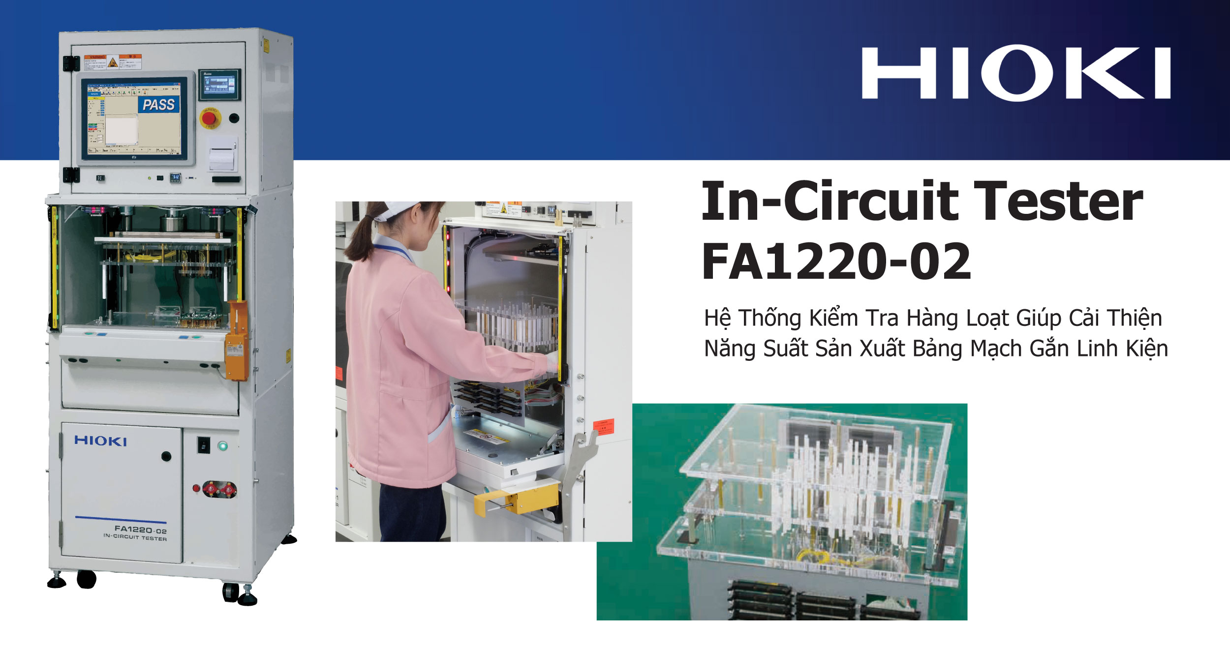 Hioki Singapore ra mắt In-Circuit Tester FA1220-02